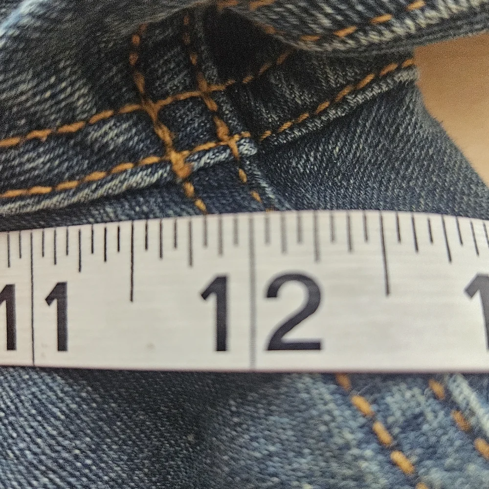 Smith & Mills Denim Jeans Mens Sz 42x32 Stretch Straight‎ Leg Faded (40x31.5)